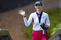 Nelly Korda during the Solheim Cup 2024 in Gainesville, Virginia, on Sept. 15 | Imagn Images / via Reuters