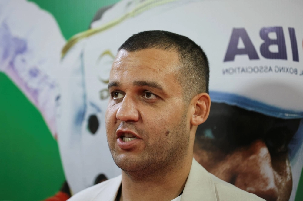 International Boxing Association president Umar Kremlev in New Delhi in March 2023 International Boxing Association president Umar Kremlev in New Delhi in March 2023