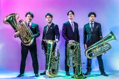 The Tubassadors are (from left) Tomohiro Sosogi, Kazuto Shikada, Soen Tamura and Keisuke Nishibu. The Tubassadors are (from left) Tomohiro Sosogi, Kazuto Shikada, Soen Tamura and Keisuke Nishibu.