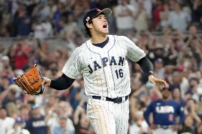 The words of encouragement that star player Shohei Ohtani gave his teammates before their final game against the United States during the World Baseball Classic in March were among those nominated on Thursday to be the buzzwords of the year. The words of encouragement that star player Shohei Ohtani gave his teammates before their final game against the United States during the World Baseball Classic in March were among those nominated on Thursday to be the buzzwords of the year.