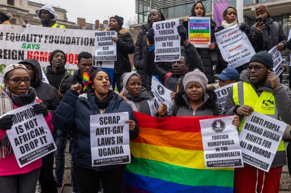 The surge in spending came as countries across Africa, including Uganda, attempted to introduce legislation targeting LGBTQ+ people.  The surge in spending came as countries across Africa, including Uganda, attempted to introduce legislation targeting LGBTQ+ people.
