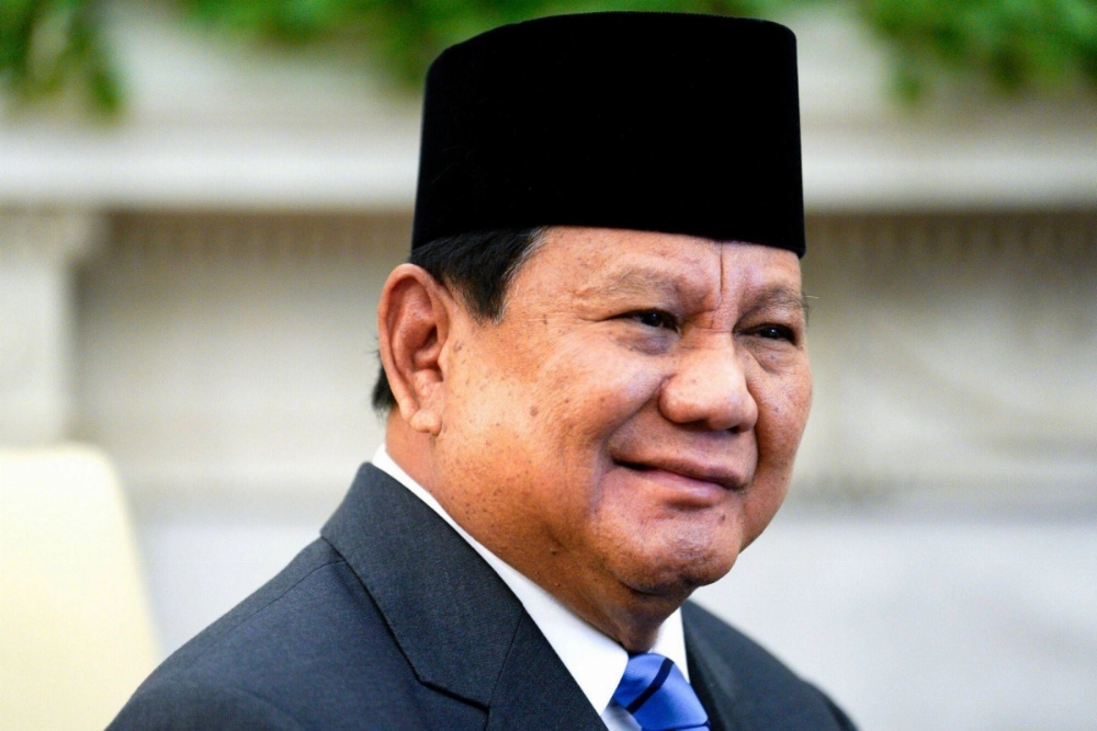 Indonesian president Prabowo Subianto in Washington on Tuesday Indonesian president Prabowo Subianto in Washington on Tuesday