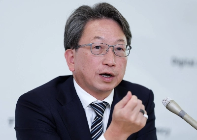 Digital minister Masaaki Taira, who has jurisdiction over a bill to introduce an “active cyberdefense” system, speaks during an interview in Tokyo on Tuesday. Digital minister Masaaki Taira, who has jurisdiction over a bill to introduce an “active cyberdefense” system, speaks during an interview in Tokyo on Tuesday.