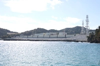 The Onagawa nuclear power plant in Miyagi Prefecture. Tohoku Electric expects to resume power generation using the reactor within this week and says no changes will be made to its plan to restart commercial operation next month. | Jiji