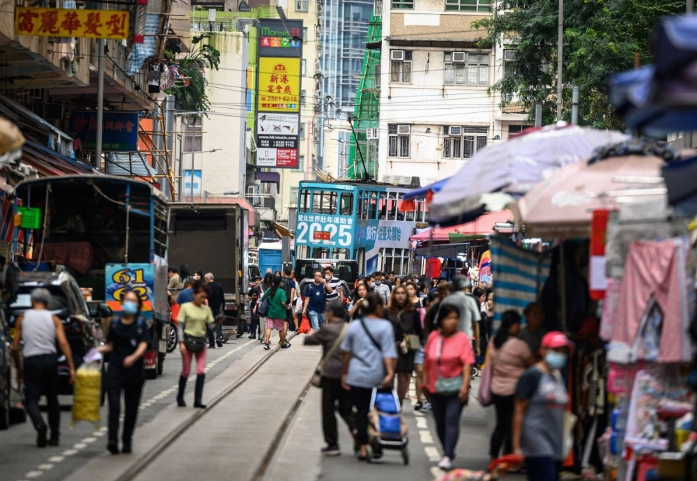 A street market in Hong Kong on Nov. 9 A street market in Hong Kong on Nov. 9