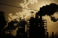 Emissions rise from the Royal Dutch Shell Plc Norco Refinery in Norco, Louisiana, on June 12, 2020. | Bloomberg