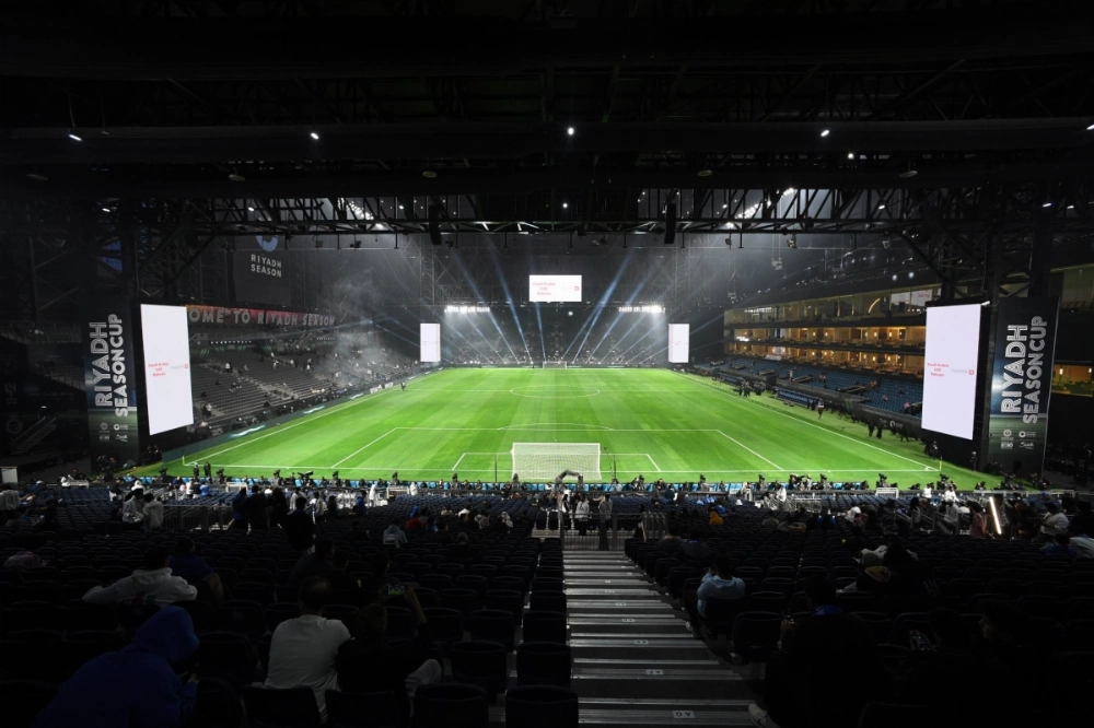 Kingdom Arena in Riyadh in January ahead of a match between Inter Miami and Al-Hilal.  Kingdom Arena in Riyadh in January ahead of a match between Inter Miami and Al-Hilal.