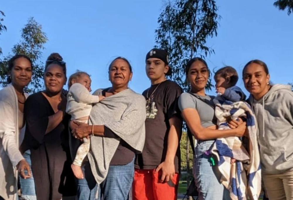 Donna Nelson (fourth from left) with her family members. Nelson was found guilty of smuggling drugs to Japan. Donna Nelson (fourth from left) with her family members. Nelson was found guilty of smuggling drugs to Japan.