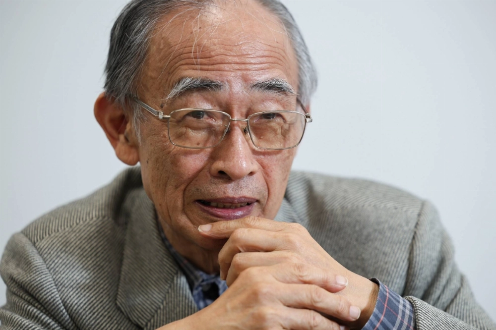 Jiro Hamasumi, an assistant secretary-general of Nihon Hidankyo, speaks about radiation exposure in the womb in November in Tokyo's Bunkyo Ward. Jiro Hamasumi, an assistant secretary-general of Nihon Hidankyo, speaks about radiation exposure in the womb in November in Tokyo's Bunkyo Ward.