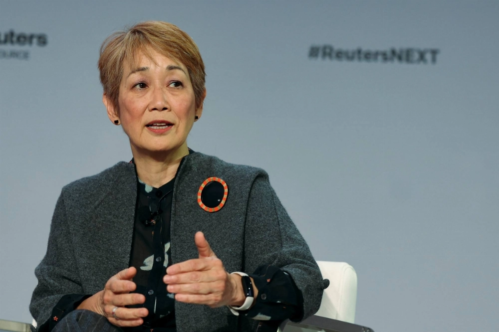 Izumi Kobayashi, director of Mizuho Financial, Omron and ANA, speaks during the Reuters Next conference in New York on Tuesday. Izumi Kobayashi, director of Mizuho Financial, Omron and ANA, speaks during the Reuters Next conference in New York on Tuesday.