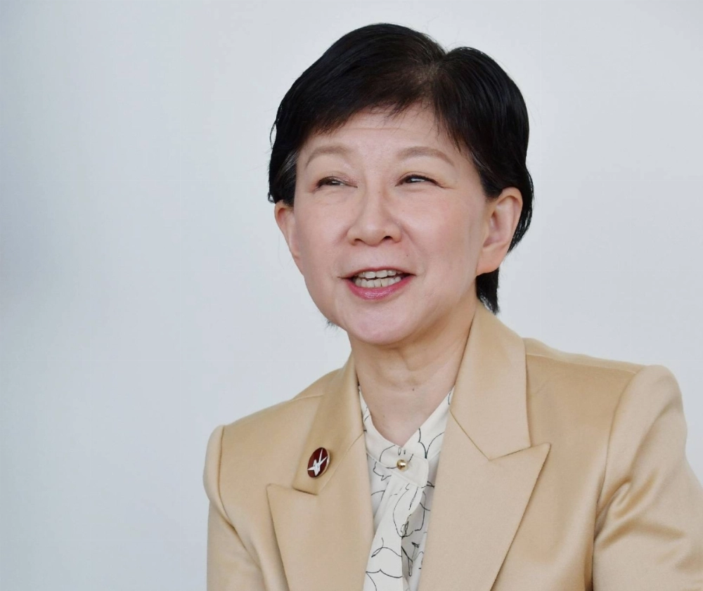 Izumi Nakamitsu, U.N. under-secretary-general and high representative for disarmament affairs, speaks during an interview on Nov. 19 in New York. Izumi Nakamitsu, U.N. under-secretary-general and high representative for disarmament affairs, speaks during an interview on Nov. 19 in New York.