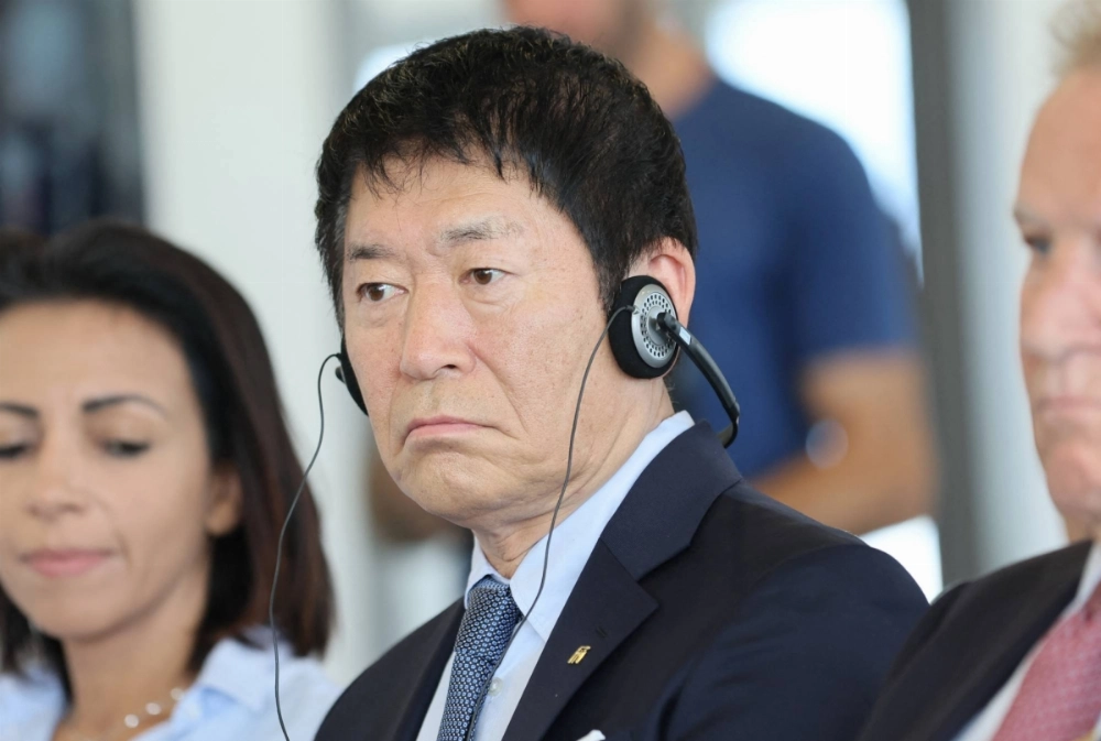 International Gymnastic Federation Morinari Watanabe is one of seven candidates running to succeed current International Olympic Committee President Thomas Bach. International Gymnastic Federation Morinari Watanabe is one of seven candidates running to succeed current International Olympic Committee President Thomas Bach.