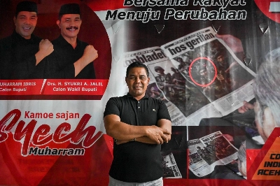 Muharram Idris, a former commander of the Free Aceh Movement (GAM), near Banda Aceh, Indonesia's Aceh province, on Nov. 22. Idris once led 3,000 men to fight Indonesia's army in separatist Aceh, but now serves as a local official after the legacy of a devastating tsunami two decades ago brought peace to the province.  Muharram Idris, a former commander of the Free Aceh Movement (GAM), near Banda Aceh, Indonesia's Aceh province, on Nov. 22. Idris once led 3,000 men to fight Indonesia's army in separatist Aceh, but now serves as a local official after the legacy of a devastating tsunami two decades ago brought peace to the province.