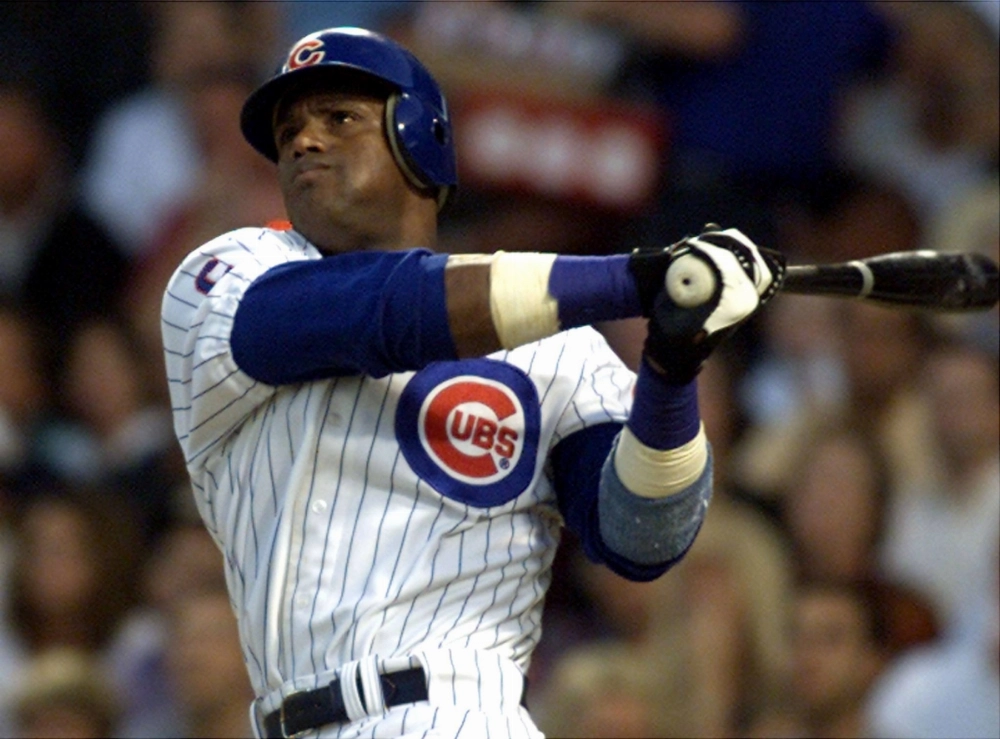 Sammy Sosa hit a franchise-record 545 home runs for the Cubs.  Sammy Sosa hit a franchise-record 545 home runs for the Cubs.