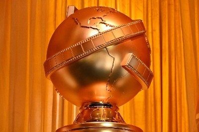 A Golden Globes statue is seen in the ballroom during preparations for the 82nd Annual Golden Globe Awards to be held at the Beverly Hilton hotel in Beverly Hills, California. A Golden Globes statue is seen in the ballroom during preparations for the 82nd Annual Golden Globe Awards to be held at the Beverly Hilton hotel in Beverly Hills, California.