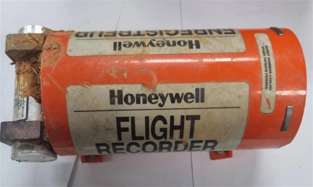 The flight data recorder retrieved from Jeju Air flight 2216, which crashed killing 179 people in December. Black boxes holding the flight data and cockpit voice recorders for the flight stopped recording four minutes before the disaster, South Korea's transport ministry said Saturday. The flight data recorder retrieved from Jeju Air flight 2216, which crashed killing 179 people in December. Black boxes holding the flight data and cockpit voice recorders for the flight stopped recording four minutes before the disaster, South Korea's transport ministry said Saturday.