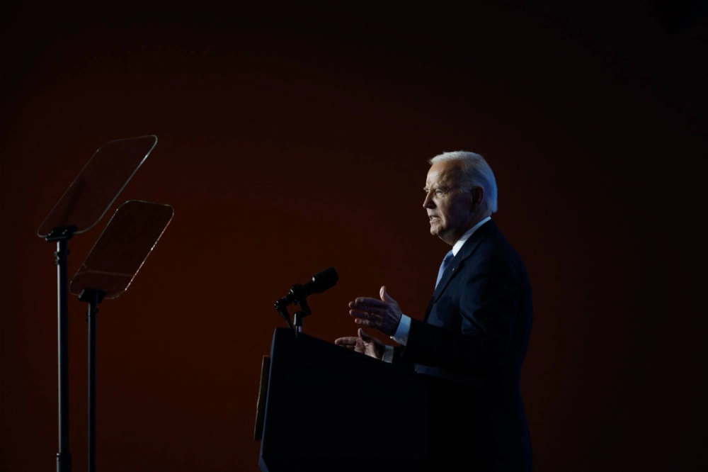 U.S. President Joe Biden delivers remarks at the U.S. Conference of Mayors in Washington on Friday. U.S. President Joe Biden delivers remarks at the U.S. Conference of Mayors in Washington on Friday.