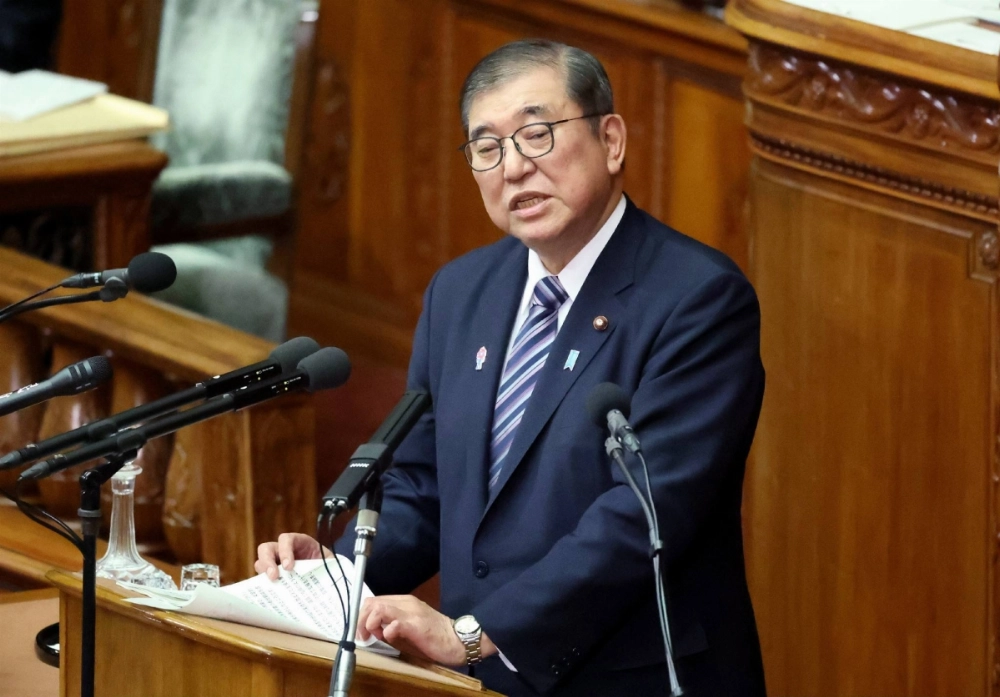 Prime Minister Shigeru Ishiba answers questions during a Lower House plenary session on Monday. Ishiba needs to secure passage of the annual budget to demonstrate he can run policy effectively with his minority government. Prime Minister Shigeru Ishiba answers questions during a Lower House plenary session on Monday. Ishiba needs to secure passage of the annual budget to demonstrate he can run policy effectively with his minority government.