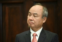 SoftBank’s Masayoshi Son has said the firm plans to invest $100 billion in the U.S. over the next four years. | AFP-Jiji