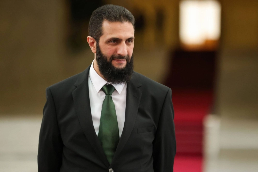 Syria's new leader Ahmed al-Sharaa in Damascus on Jan. 16 Syria's new leader Ahmed al-Sharaa in Damascus on Jan. 16