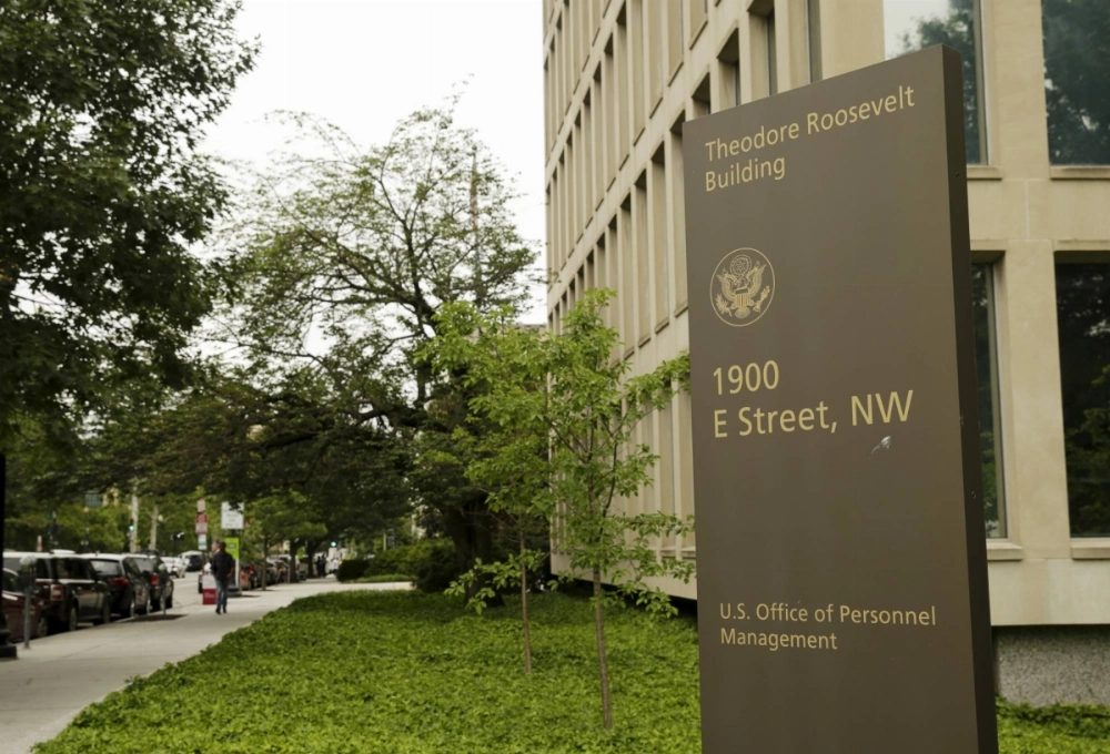 The U.S. Office of Personnel Management building in Washington The U.S. Office of Personnel Management building in Washington