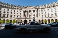 The Environmental Protection Agency (EPA) headquarters in Washington in 2023. Groups with EPA grants say they have been unable to access funds from the agency. | Bloomberg