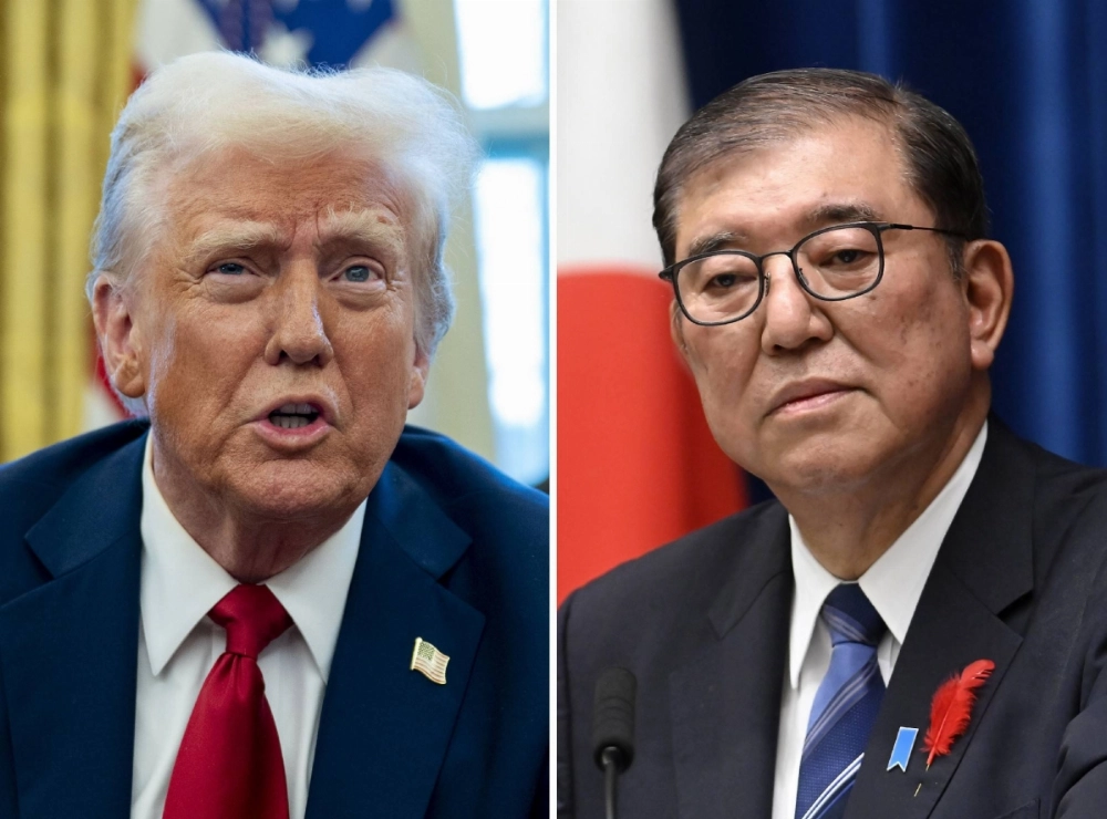 Prime Minister Shigeru Ishiba and U.S. President Donald Trump Prime Minister Shigeru Ishiba and U.S. President Donald Trump