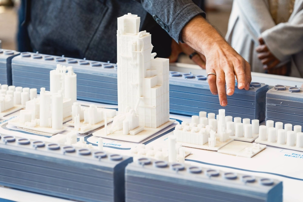 A model of a  A model of a