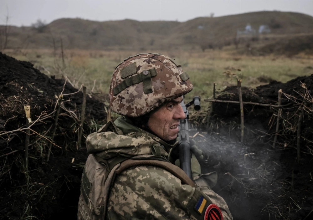 A Ukrainian serviceman in Donetsk region, Ukraine, on Nov. 29 A Ukrainian serviceman in Donetsk region, Ukraine, on Nov. 29