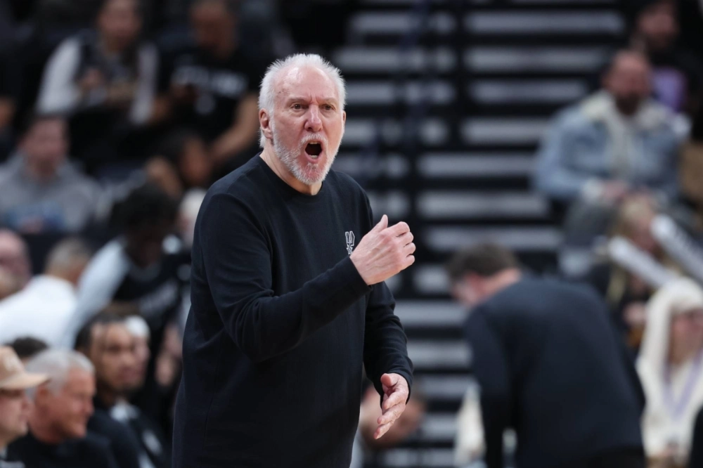 Spurs head coach Gregg Popovich is the NBA's all-time leader in wins.  Spurs head coach Gregg Popovich is the NBA's all-time leader in wins.