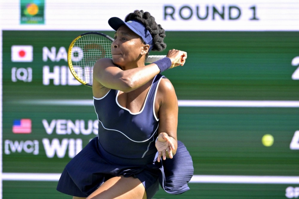 Venus Williams, seen during the BNP Paribas Open in Indian Wells, California, in March 2024, will not compete at the tournament this year. Venus Williams, seen during the BNP Paribas Open in Indian Wells, California, in March 2024, will not compete at the tournament this year.