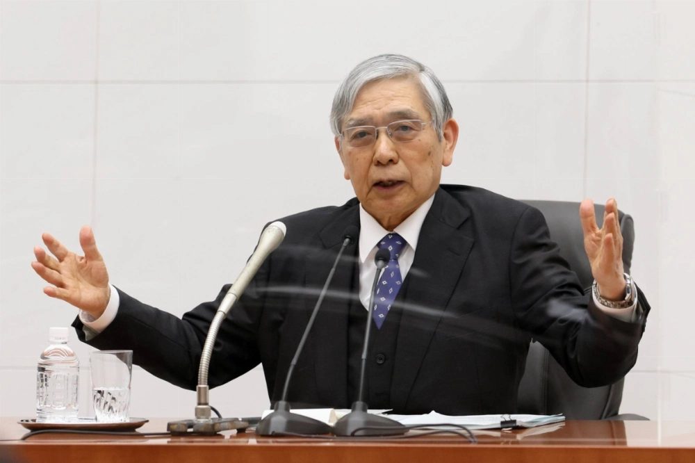 Former Bank of Japan Gov. Haruhiko Kuroda said Japan must fix "any misunderstanding" held by U.S. President Donald Trump that its central bank was intentionally weakening the yen with monetary policy. Former Bank of Japan Gov. Haruhiko Kuroda said Japan must fix "any misunderstanding" held by U.S. President Donald Trump that its central bank was intentionally weakening the yen with monetary policy.