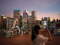 Hong Kong’s growth outlook was cut by economists for the last two quarters of the year. | Bloomberg