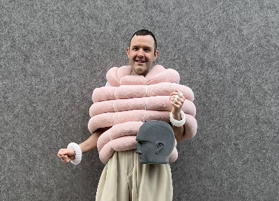 Artist Adrian Steckeweh 3-D prints otherworldly clothes and accessories for himself, in a way augmenting his reality with tangible objects. Artist Adrian Steckeweh 3-D prints otherworldly clothes and accessories for himself, in a way augmenting his reality with tangible objects.