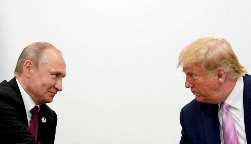 U.S. President Donald Trump and Russian leader Vladimir Putin hold a bilateral meeting at the Group of 20 leaders summit in Osaka in June 2019. U.S. President Donald Trump and Russian leader Vladimir Putin hold a bilateral meeting at the Group of 20 leaders summit in Osaka in June 2019.