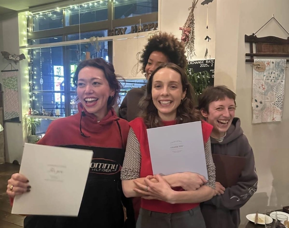 Megumi Koiwai (left) found refuge in writing and storytelling that allowed her to reconcile with her heritage and upbringing. Megumi Koiwai (left) found refuge in writing and storytelling that allowed her to reconcile with her heritage and upbringing.