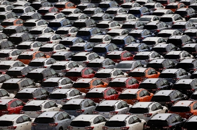 Japanese cars awaiting export at a port in Yokohama. The United States will start collecting new 25% import duties on cars and car parts from Thursday. Japanese cars awaiting export at a port in Yokohama. The United States will start collecting new 25% import duties on cars and car parts from Thursday.