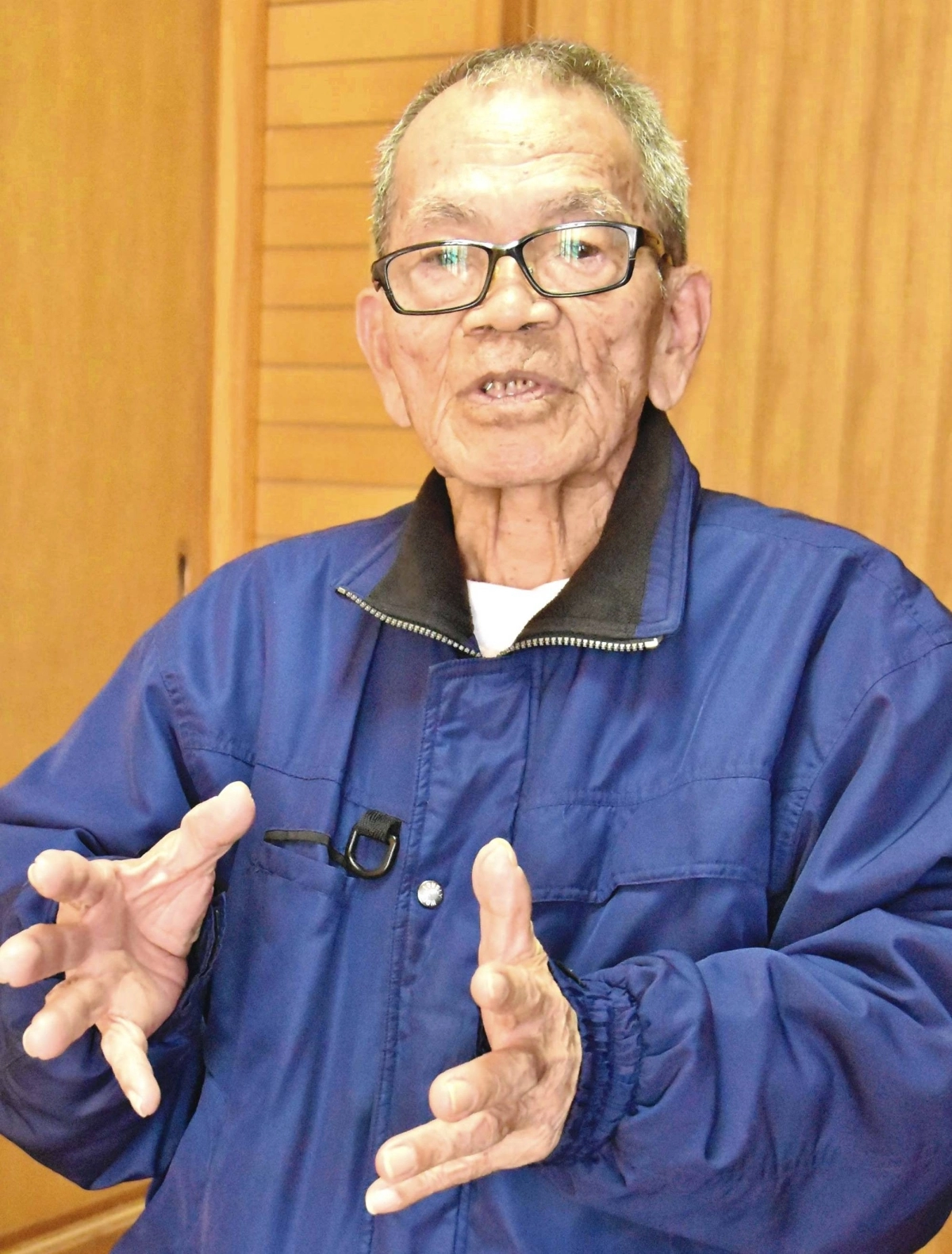 Shinichi Gibo, who felt deeply alone as a war orphan, said he never wants to feel that way again. Shinichi Gibo, who felt deeply alone as a war orphan, said he never wants to feel that way again.