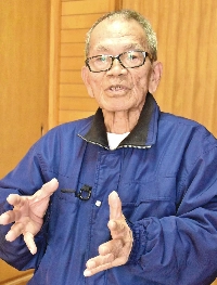 Shinichi Gibo, who felt deeply alone as a war orphan, said he never wants to feel that way again. | The Okinawa Times