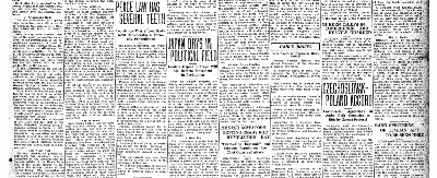 On April 23, 1925, The Japan Times ran a story about the principal clauses of the new Peace Preservation Law that was enacted to suppress ideologies deemed dangerous by the state. On April 23, 1925, The Japan Times ran a story about the principal clauses of the new Peace Preservation Law that was enacted to suppress ideologies deemed dangerous by the state.