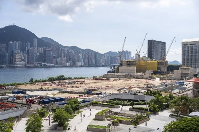 Hong Kong's real estate sector is slumping, putting the government's development plans at risk and signaling a wider economic malaise that may become a spanner in the works of Beijing's plans to transform the territory's economy. Hong Kong's real estate sector is slumping, putting the government's development plans at risk and signaling a wider economic malaise that may become a spanner in the works of Beijing's plans to transform the territory's economy.
