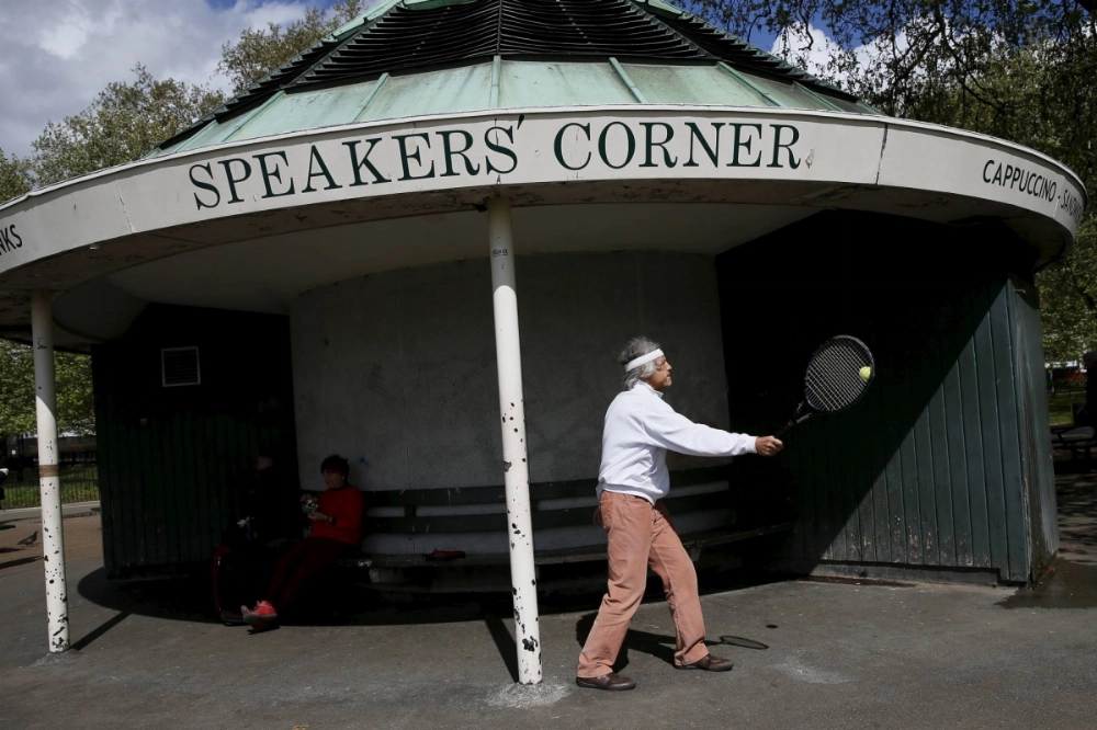 Hyde Park's famed Speakers' Corner in London, which some call the home of free speech, is a place where anyone has the right to turn up every Sunday and talk about whatever is dear to their heart.
 Hyde Park's famed Speakers' Corner in London, which some call the home of free speech, is a place where anyone has the right to turn up every Sunday and talk about whatever is dear to their heart.