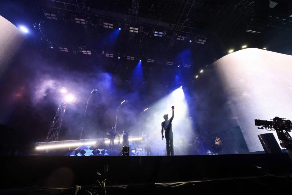 American rapper Post Malone performs at the Coachella Valley Music and Arts Festival on April 13.  American rapper Post Malone performs at the Coachella Valley Music and Arts Festival on April 13.