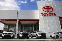 Toyota Motor’s sales rose 8% from a year earlier to 231,336 units, while Honda Motor recorded a 13% jump, according to data released Thursday. | Bloomberg