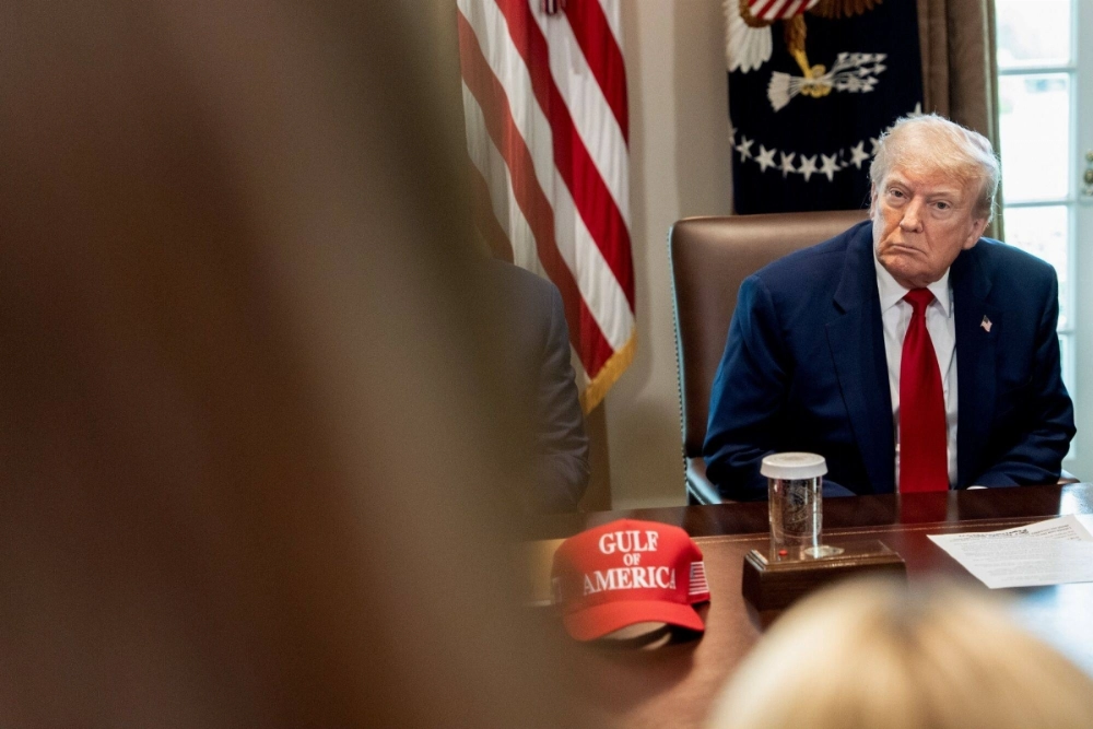 U.S. President Donald Trump during a cabinet meeting at the White House in Washington on Wednesday.  U.S. President Donald Trump during a cabinet meeting at the White House in Washington on Wednesday.