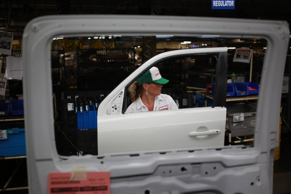 A Honda vehicle is assembled at a plant in Lincoln, Alabama. Despite concerns about U.S. President Donald Trump's economic policies, around half of Japanese firms remain committed to the American market, according to a recent survey. A Honda vehicle is assembled at a plant in Lincoln, Alabama. Despite concerns about U.S. President Donald Trump's economic policies, around half of Japanese firms remain committed to the American market, according to a recent survey.