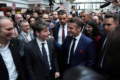 OpenAI CEO Sam Altman and French President Emmanuel Macron at the AI Action Summit in Paris in February. The mood at the event was largely optimistic despite growing evidence that chatbots like OpenAI's ChatGPT are being used by malicious actors. OpenAI CEO Sam Altman and French President Emmanuel Macron at the AI Action Summit in Paris in February. The mood at the event was largely optimistic despite growing evidence that chatbots like OpenAI's ChatGPT are being used by malicious actors.