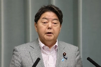 Chief Cabinet Secretary Yoshimasa Hayashi said Japan has strongly urged Israel to provide a full explanation of the incident.  | Jiji
