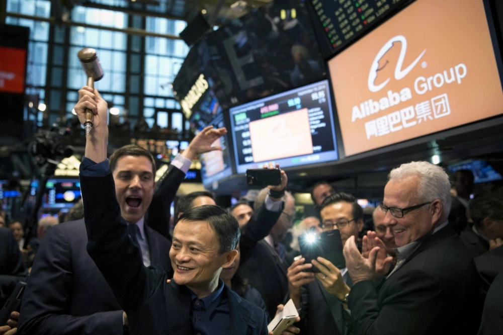 Jack Ma attends his company Alibaba Group's initial public offering at the New York Stock Exchange in September 2014. After a long absence from the public sphere, Ma recently attended a government-led private enterprises symposium in Beijing. Jack Ma attends his company Alibaba Group's initial public offering at the New York Stock Exchange in September 2014. After a long absence from the public sphere, Ma recently attended a government-led private enterprises symposium in Beijing.