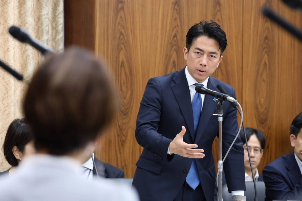 Agriculture minister Shinjiro Koizumi speaks during an Upper House agriculture committee meeting on Thursday. Agriculture minister Shinjiro Koizumi speaks during an Upper House agriculture committee meeting on Thursday.